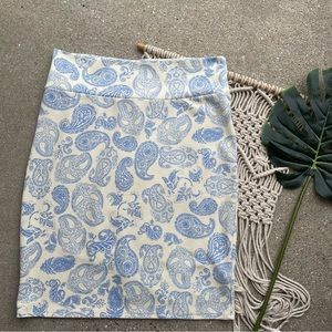 Plus Size LuLaRoe Printed Skirt Size 2XL